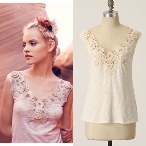 Anthropologie Tops - ANTHROPOLOGIE C Keer Through The Clouds Tank S